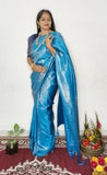 New Arrivals Pure Light Weight Exclusive Design Soft Silk Kanjivaram Saree