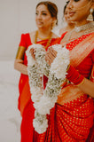 Bridal Red Katan Silk Saree with Golden Zari – Elegant Banarasi Silk Saree for the Wedding Day
