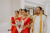 Bridal Red Katan Silk Saree with Golden Zari – Elegant Banarasi Silk Saree for the Wedding Day