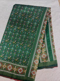 New Arrivals Exclusive Green Ranidali design Pure Silk Patola Saree | Wedding Special Saree For USA | Pure Green Saree